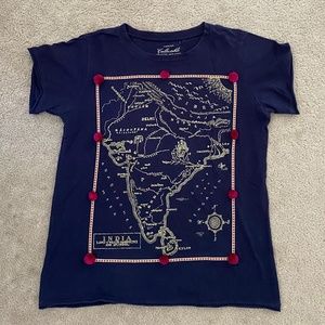 Crewcuts Collectible Girls Navy  T-Shirt Size 12